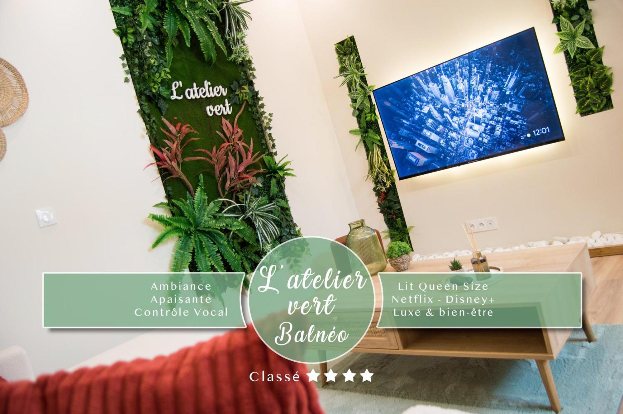L'Atelier Vert - Balneo - Luxe - Proche Hypercentre - Classe 4 Etoiles ทรัวส์ ภายนอก รูปภาพ